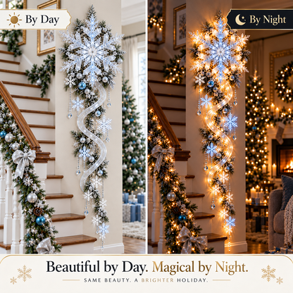 🔥Last Day 49% OFF🔥❄️ Giant Snowflake Blizzard Trail- Let the Snowstorm Glow Indoors