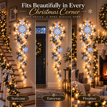 🔥Last Day 49% OFF🔥❄️ Giant Snowflake Blizzard Trail- Let the Snowstorm Glow Indoors