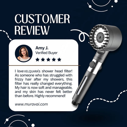 VELQUARA Filtering shower head