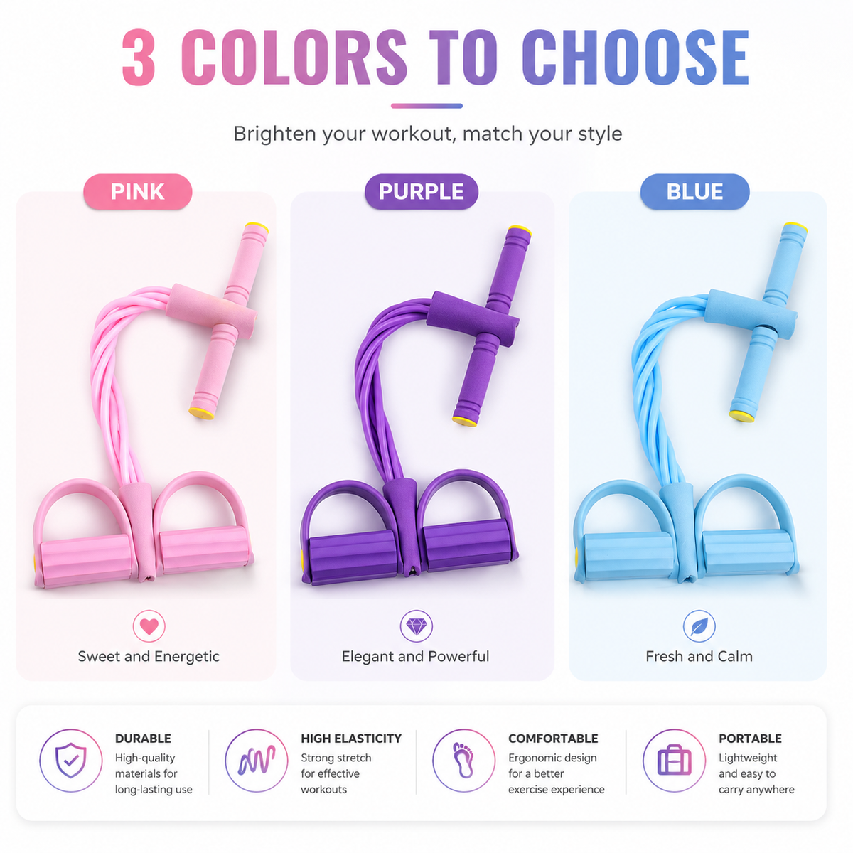 🏋️Multi-functional Pedal Resistance Band Trainer