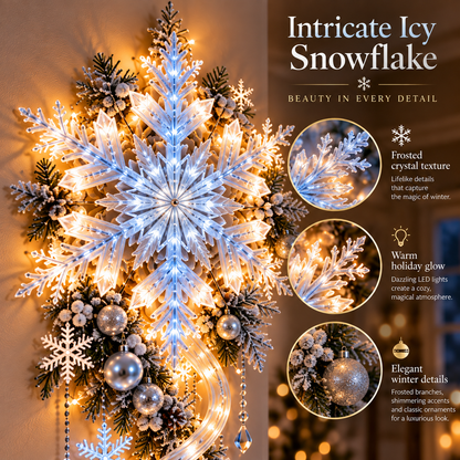 🔥Last Day 49% OFF🔥❄️ Giant Snowflake Blizzard Trail- Let the Snowstorm Glow Indoors