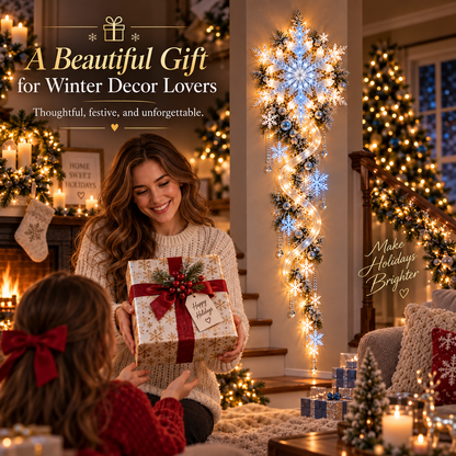 🔥Last Day 49% OFF🔥❄️ Giant Snowflake Blizzard Trail- Let the Snowstorm Glow Indoors