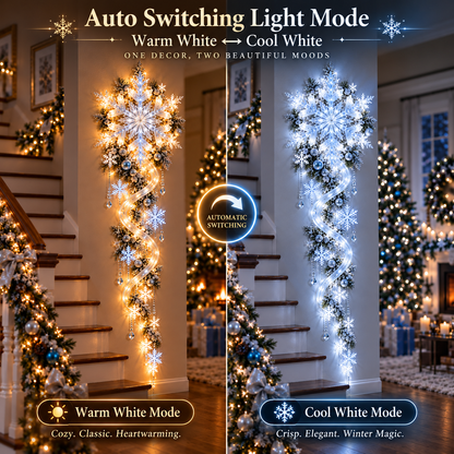 🔥Last Day 49% OFF🔥❄️ Giant Snowflake Blizzard Trail- Let the Snowstorm Glow Indoors