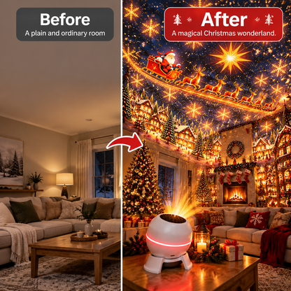 Official Store | 🎅🎁🎄 Smart Holographic Projector (HD Smart Dynamic 5D)